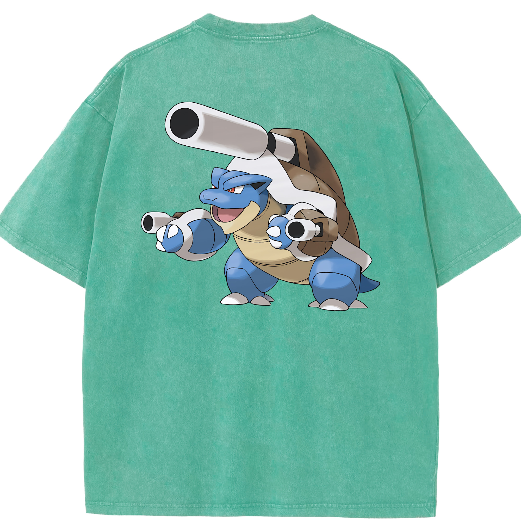 （画像用） ポケットモンスター Pokémon 綿100% ヴィンテージ風 半袖Tシャツ（背面プリント）